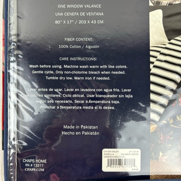 NIP-Chaps Isabella pattern-floral rose pattern on blk-RARE - Picture 4 of 10
